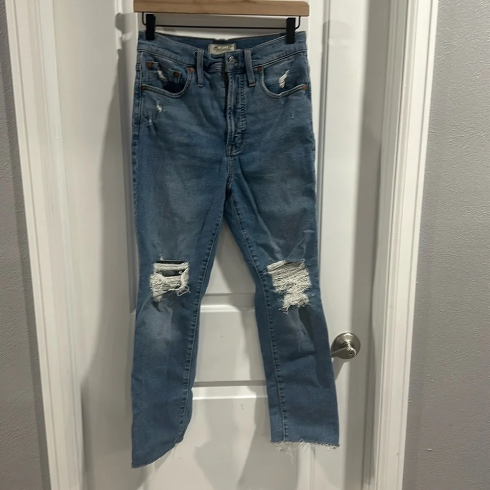 ⭐️SOLD⭐️ Madewell Distressed Perfect Vintage Jean - Picture 1 of 14